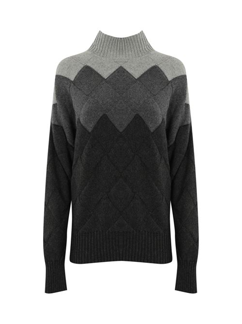 Maglione a rombi in cashmere Liviana Conti | F4WC12X-MIX